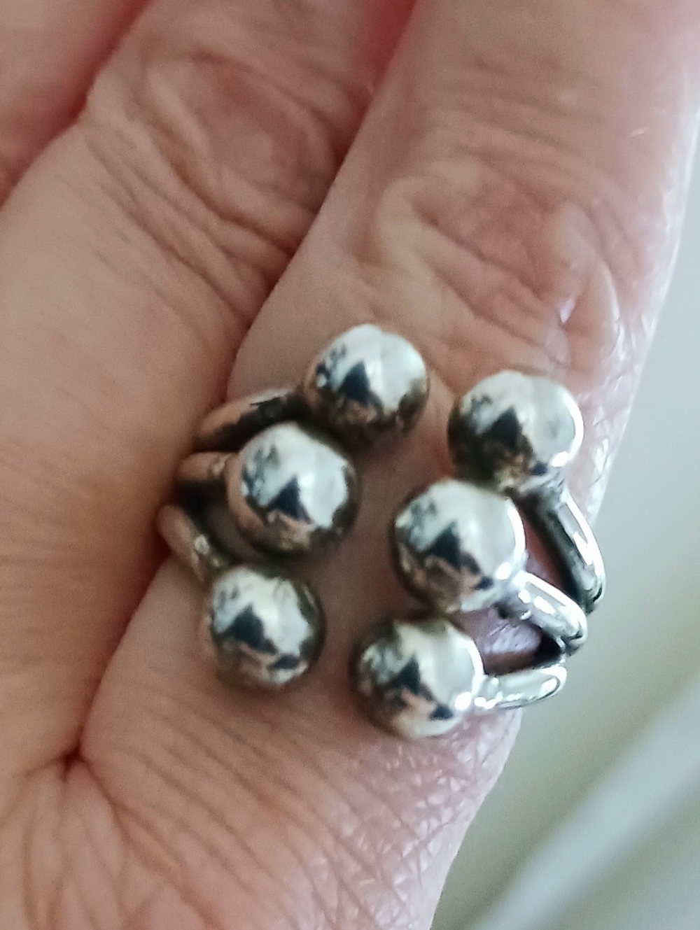 Sterling Ring, Vintage, Size 8.5 - Picture 6 of 7